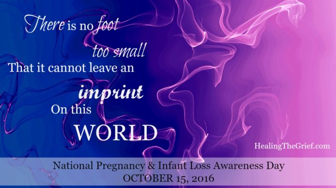 pregnancy infant loss awareness day 2016